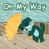 On My Way Running GIF by Odd Otties