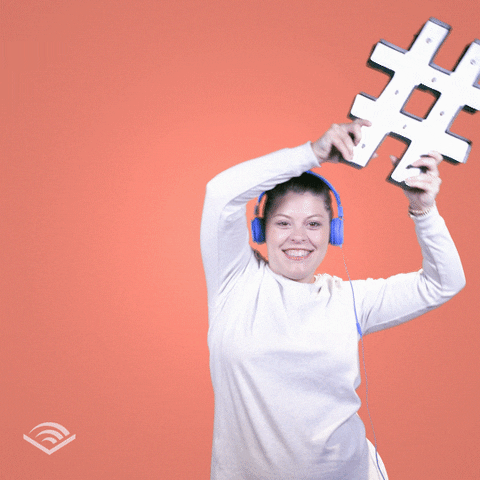 Hashtag Headphones GIF by Audible