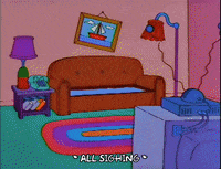 homer simpson couch gag GIF