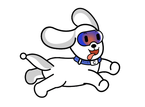 GoCharlieAI giphyupload gocharliego charlie runs Sticker