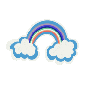 Iamrainbowgirl rainbow color rain colours Sticker
