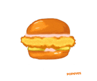 Chicken Nom Sticker by Popeyes Singapore