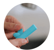 WonderSipStraw drink blue drinks one click Sticker