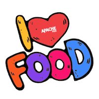apachepizza love food lovefood apachepizza Sticker