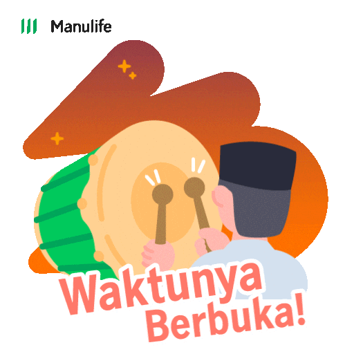 Ramadan Berbuka Sticker by Manulife Indonesia