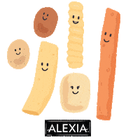 Fries Potato Sticker by Alexia Foods