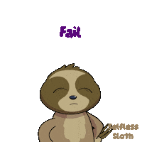 Sloth Facepalm Sticker by VeeFriends
