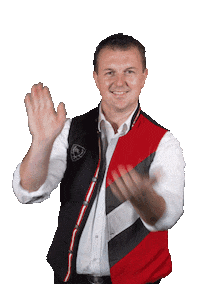 Bravo Celebrating Sticker by Mario K