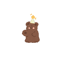 ughrosey birthday osito cutebear ughrosey Sticker