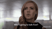 Spill It Amanda Schull GIF by PeacockTV