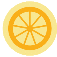 Lemon Button Sticker by Dhondt Leef Mooi