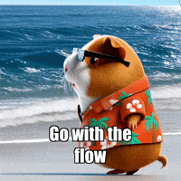 Go With The Flow Ocean GIF by Guinea Gambino