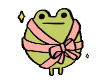 tungyuan gift frog shiny 閃亮 Sticker