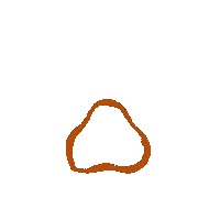 CopperDogWhisky orange paw scotch dram Sticker