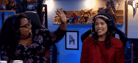 high five way to go GIF by Hyper RPG