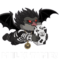 Happy Milk Carton Sticker