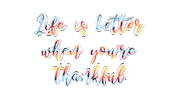 Thanks Giving Love Sticker by OpticalArtInc.