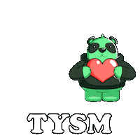 Love It Thank You Sticker by SuperVerse