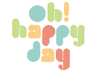 Happy Lettering Sticker