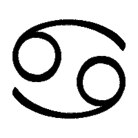 Cancer Zodiac Sticker by By Sauts // Alex Sautter