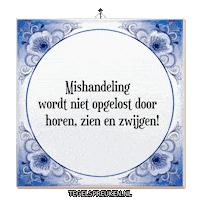Stem Wijsheid Sticker by Tegelspreuken.nl