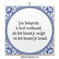Verandering Gezelligheid Sticker by Tegelspreuken.nl