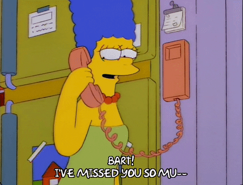 happy marge simpson GIF