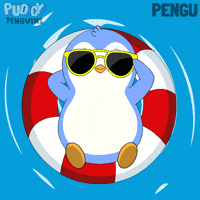 Chilling Good Morning GIF by Pudgy Penguins