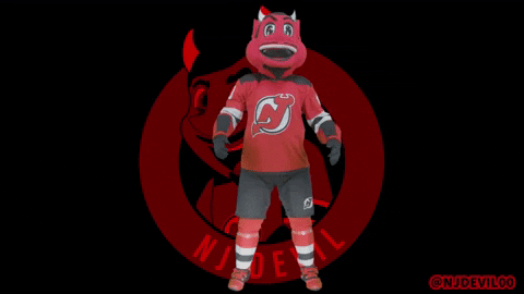 Hockey Flex GIF by NJ Devil