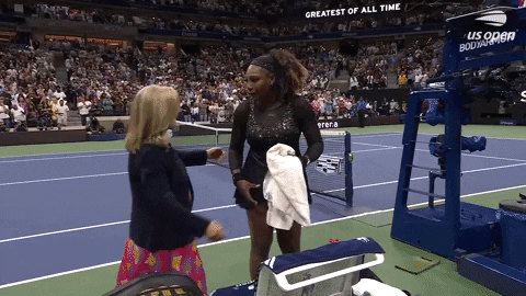 Serena Williams Hug GIF by US Open