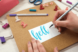 Lettering Hello GIF by STABILO