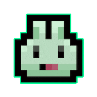 donaldzee__ pixelart bunny rabbit doodle Sticker
