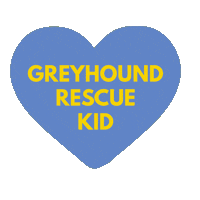Rescue Dog Sticker by Greyhound Rescue