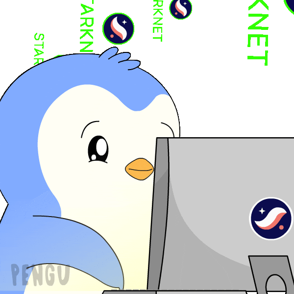 Penguin Computer Sticker by Pudgy Penguins
