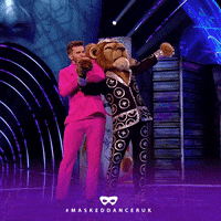 Back To Back Yawn GIF by The Masked Singer UK & The Masked Dancer UK
