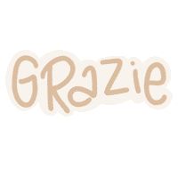 Grazie Sticker