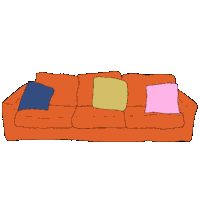 Sofa Sticker by soyeddyz