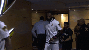 run out lebron james GIF by NBA