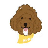 Dog Sticker by Ann of Facedit