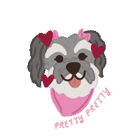 Happy Dog Sticker by Ann of Facedit