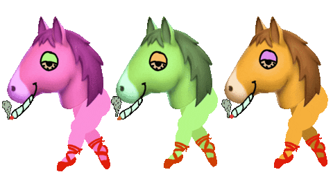 yescatieburrill giphyupload smoke horse weed Sticker