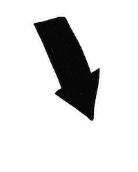 gabzvanart black and white arrow black arrow sipka Sticker