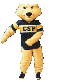 concordia university comet bear Sticker