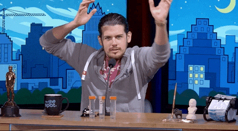 on the spot spirit fingers GIF by Rooster Teeth