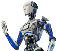 Artificial Intelligence Robot Sticker by Delphi Technologies