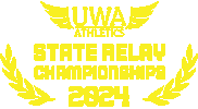 Yellow Sticker by UWA Little Athletics Club