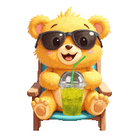 At The Beach Summer Sticker
