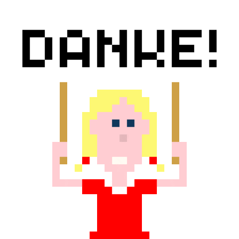 Pixel Thank You Sticker by CryptoWiener