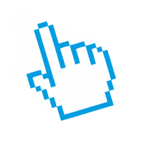 Hand Click Sticker by escoles FEDAC