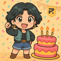 Birthday Cake Hana GIF by Persona
